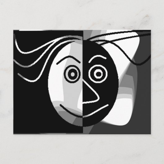 人類 ポストカード (正面)