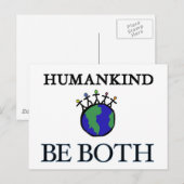 人類 ポストカード (正面/裏面)
