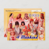 人類 ポストカード (正面/裏面)