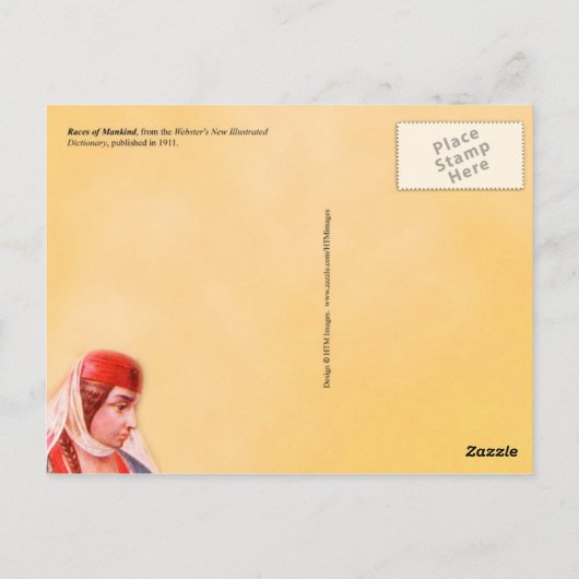 人類 ポストカード (裏面)