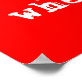 人食い戦いおもしろいプリントポスターユーモア ポスター (角)