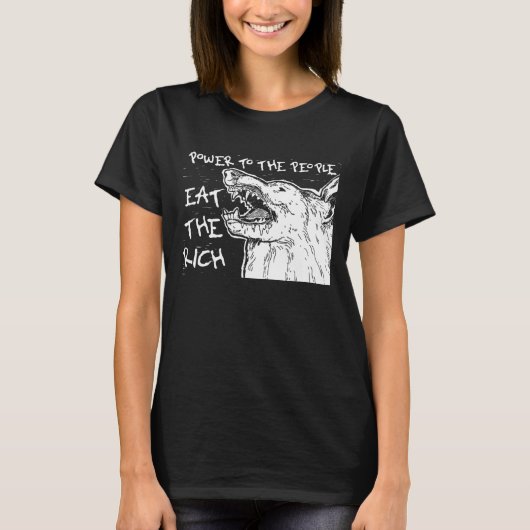 人食べ々に対する豊かな力 Tシャツ (正面)