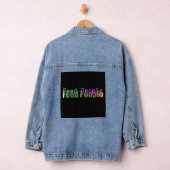 人食べ物を与え々 デニムジャケット (ハンガー)