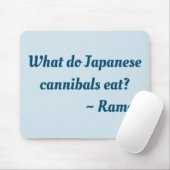 人食日本のい食べは?ラーメンマウスパッド マウスパッド (マウス)
