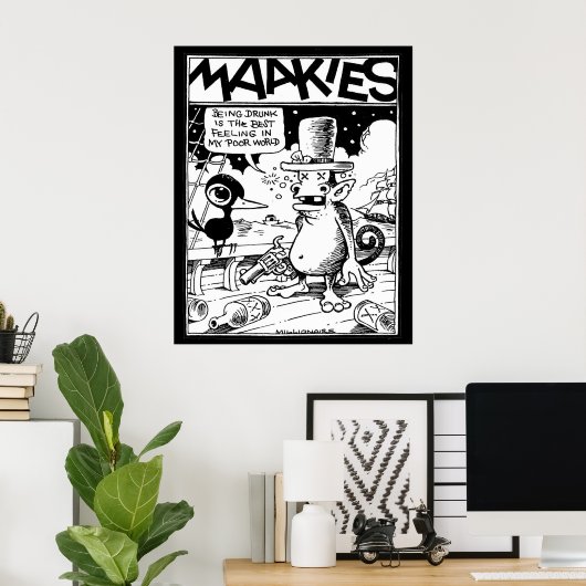 人飲は最高の感じ人だ ポスター (ホームオフィス)