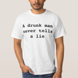 人飲は決して嘘をつかない Tシャツ