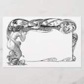 人魚およびカモメ 便箋 (正面)