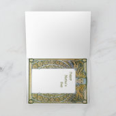 人魚およびベビー カード (内部)