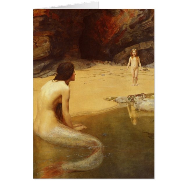 人魚および子供 (正面)