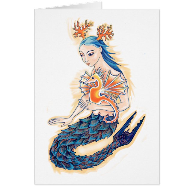 人魚および彼女のタツノオトシゴ (正面)