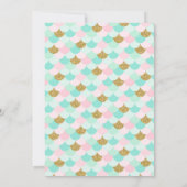 人魚および海賊パーティの招待状 招待状 (裏面)