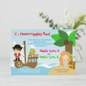 人魚および海賊双生児の共同誕生会 招待状 (スタンド正面)