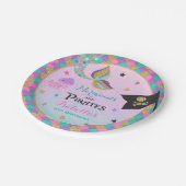 人魚および海賊紙のパーティーのプレート ペーパープレート (アングル)