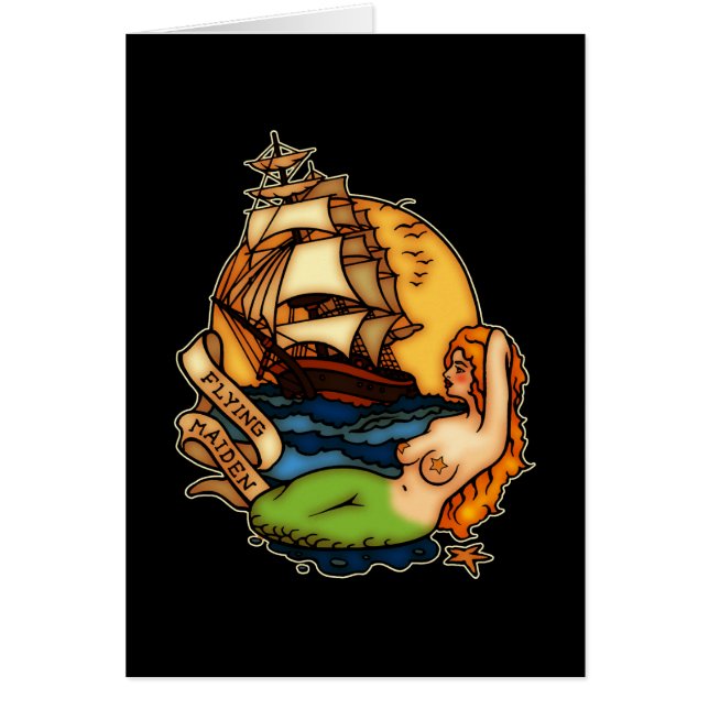 人魚および海賊船 (正面)