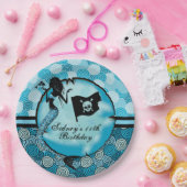 人魚および海賊誕生日 ペーパープレート (パーティー)