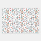 人魚お洒落 ラッピングペーパーシート (正面)