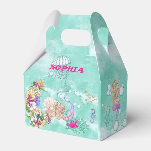 人魚かわいい親切箱 フェイバーボックス (正面サイド)