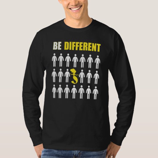 人魚がインスピレーションを違う得る Tシャツ (正面)
