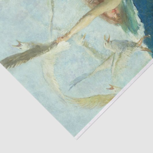 人魚がセガンティニのシーグルスで動いている 薄葉紙 (詳細)