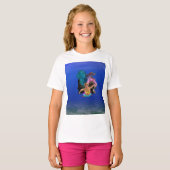 人魚がロブスターを救う。 Tシャツ (正面フル)
