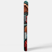 人魚が優雅に海の鮮やか中を泳ぐ Case-Mate iPhoneケース (裏面 / 右)