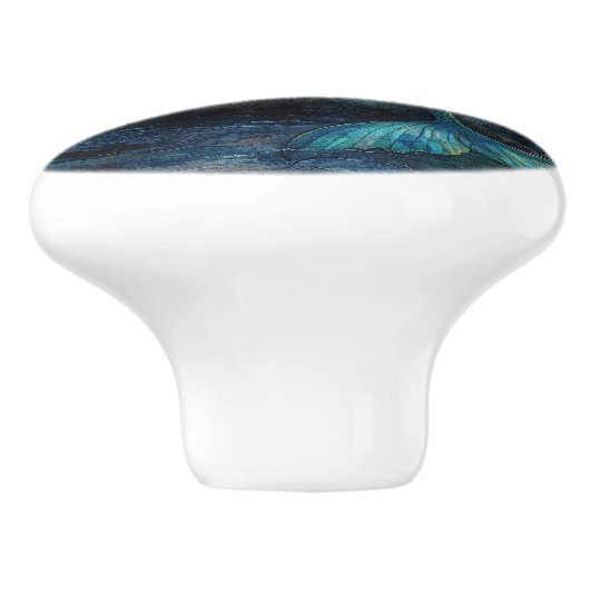 人魚が日の出の芸術を見る|過去記事 セラミックノブ (側面)