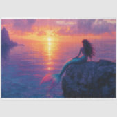 人魚が日没のアートを切り離すのを見る|過去記事 薄葉紙 (正面)