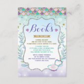 人魚が海の赤ん坊の女の子の下にブックカードを持ってくる エンクロージャーカード (正面)