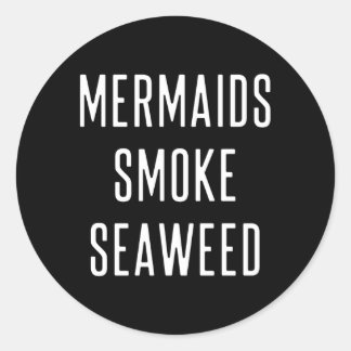 人魚が海藻を吸う ラウンドシール