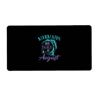 人魚が生まれ誕生日 ラベル