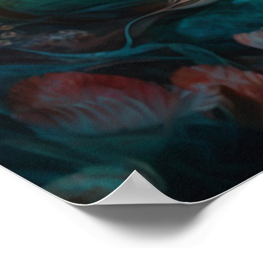 人魚が礁の中で眠っている ポスター (角)