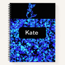 人魚が飛び散っ絵を描た ノートブック