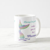 人魚である場合もなかったらあなた自身が常にあって下さい コーヒーマグカップ (正面右)