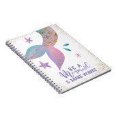 人魚で波の女の子になる ノートブック (右側)