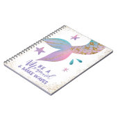 人魚で波の女の子になる ノートブック (左側)