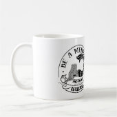 人魚で波を作るパーティー コーヒーマグカップ (左)