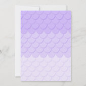 人魚とイルカのパーティ招待状 - 海の中 招待状 (裏面)