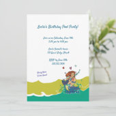 人魚とイルカの赤ちゃんの招待状 招待状 (スタンド正面)