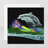 人魚とイルカ (正面/裏面)