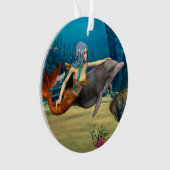 人魚とイルカ オーナメント (正面)