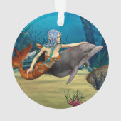 人魚とイルカ オーナメント (裏面)