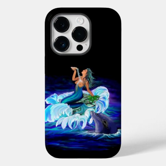 人魚とイルカ Case-Mate iPhoneケース (裏面)