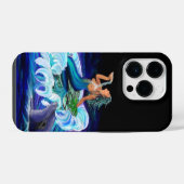 人魚とイルカ iPhoneケース (裏面横)