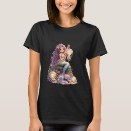 人魚とクラゲのランタン Tシャツ