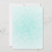 人魚とクラゲの海底ベビーシャワー 招待状 (裏面)