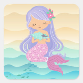 人魚とコンシェル スクエアシール