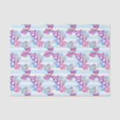 人魚とサンゴ模様のパーティー組織 薄葉紙 (正面)