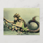 人魚とバラ ポストカード (正面)
