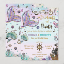 人魚とパイレーツツインズザシー誕生日