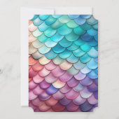 人魚とパイレーツ誕生日 招待状 (裏面)